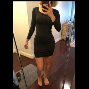 Shein Black Dress with Strappy Back